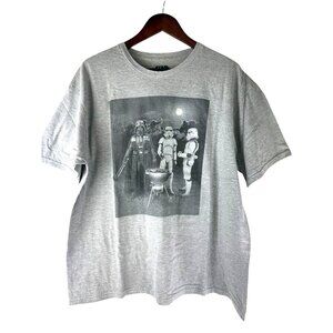 VTG NWOT Star Wars Barbecue Cookout Graphic Tee shirt, Men's Size XL
